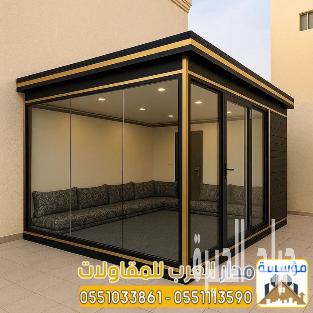 بناء ملاحق مجالس ساندوتش بانل الرياض