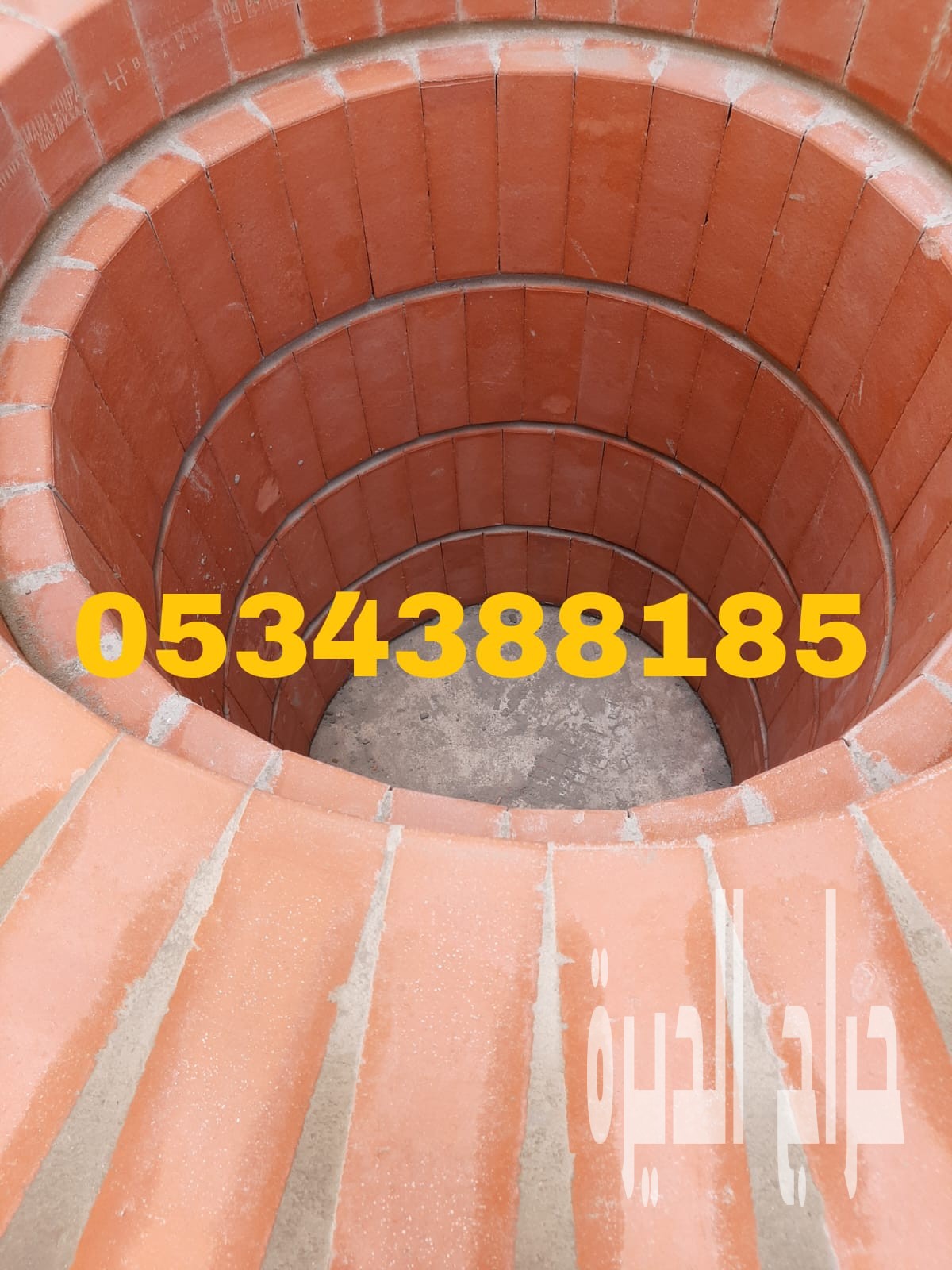 بناء شوايات وأفران خارجية بالطوب الحراري