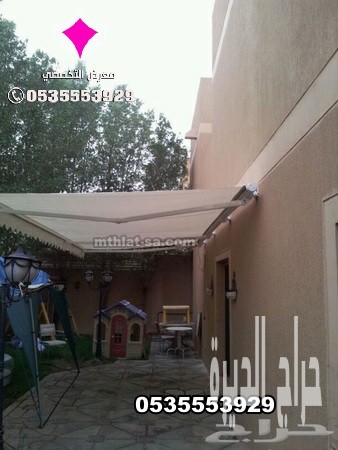 مظلات سيارات متحركة كهربائية للفلل في الرياض