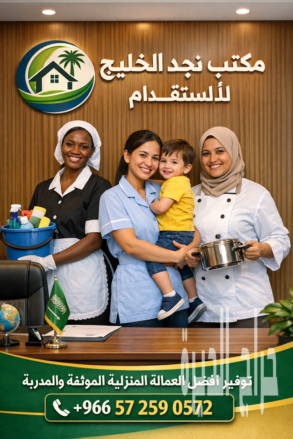 خادمات للتنازل مكتب نجد الخليج للأستقدام