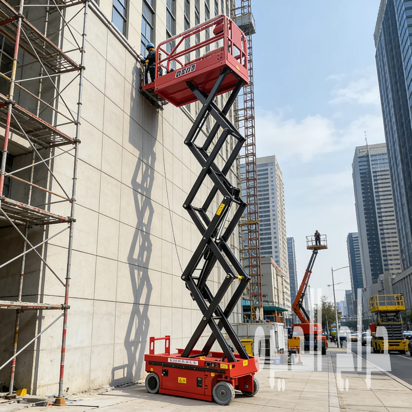 رافعات مقصية ( سيزرلفت ) للإيجار في الرياض