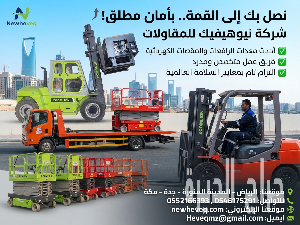شركة نيوهيفيك للمقاولات وتأجير المعدات الثقيل